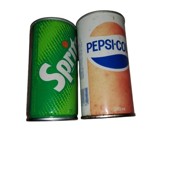 Vintage soda cans, Sprite and Pepsi - Picture 2 of 3